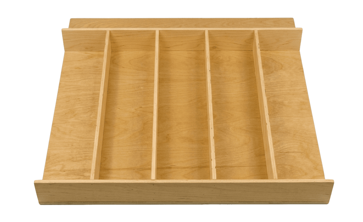 Straight divider drawer insert