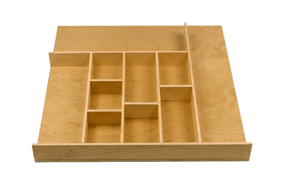 Makeup divider drawer insert