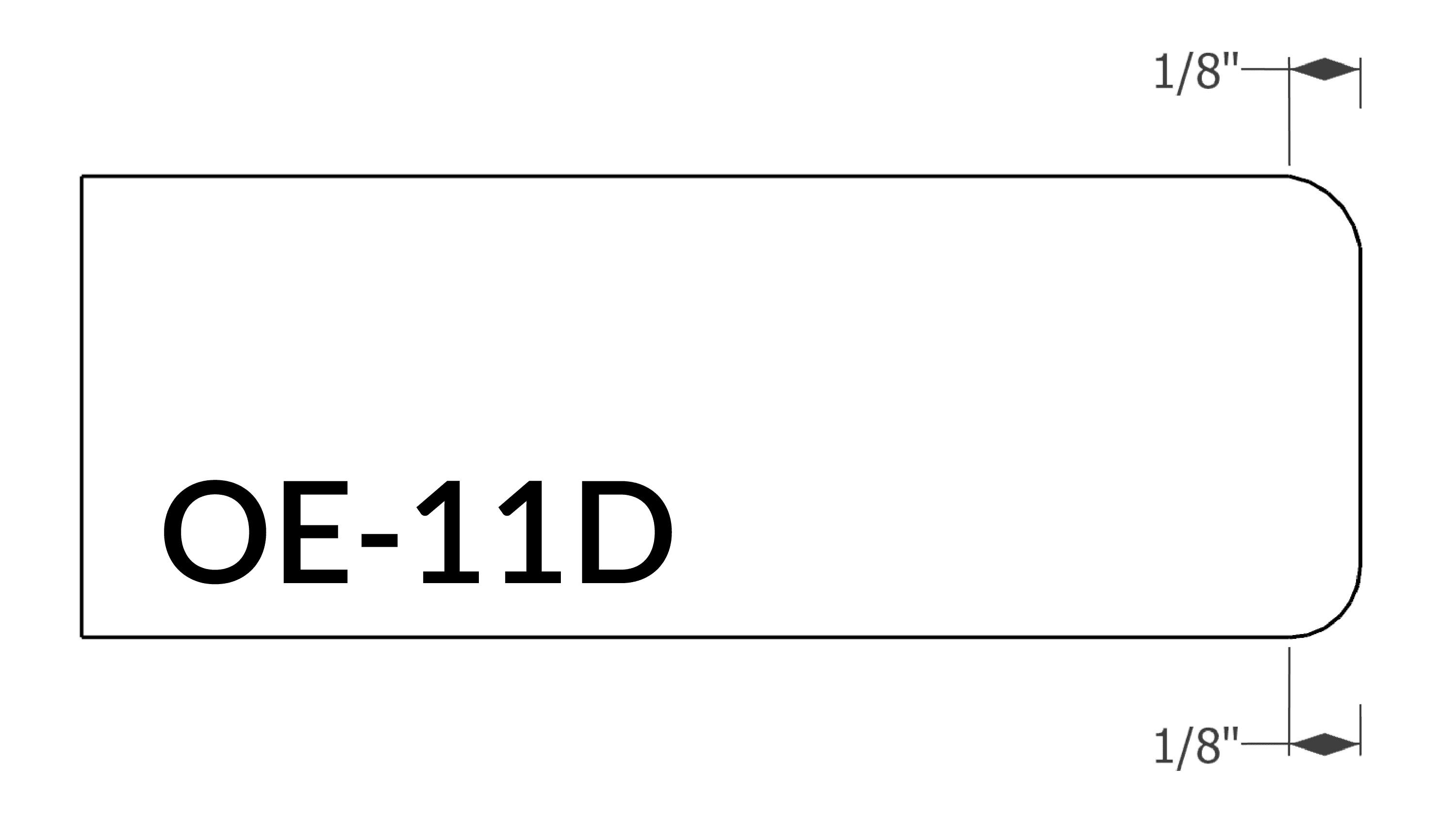 Outside edges profile OE-11Dedit-01